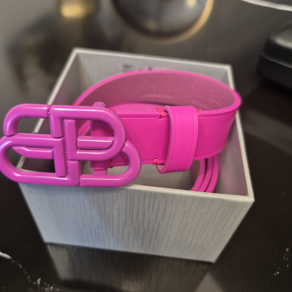 Balenciaga Vibrant Pink Belt